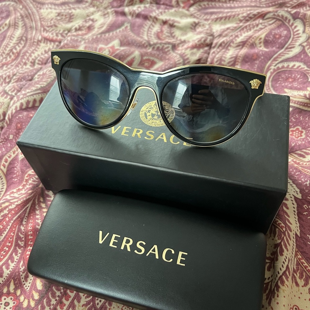 Versace Polarized Sunglasses